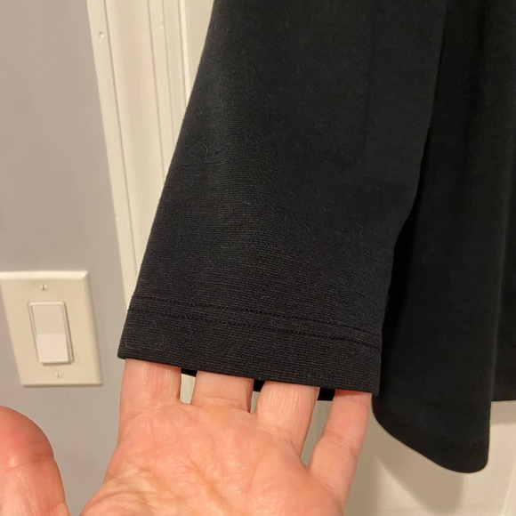 Avenue Women’s Black Collared Zip-Up Sweatshirt – Size 22/24 - Picture 3 of 10